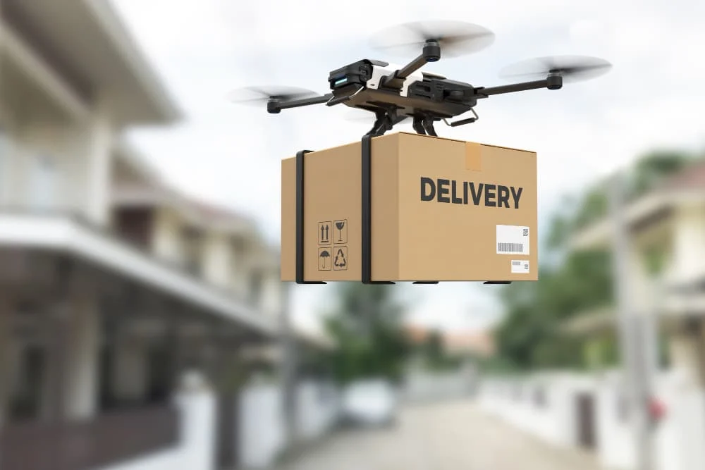 livraison par drone en ville