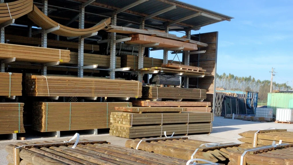 Cantilever en bois