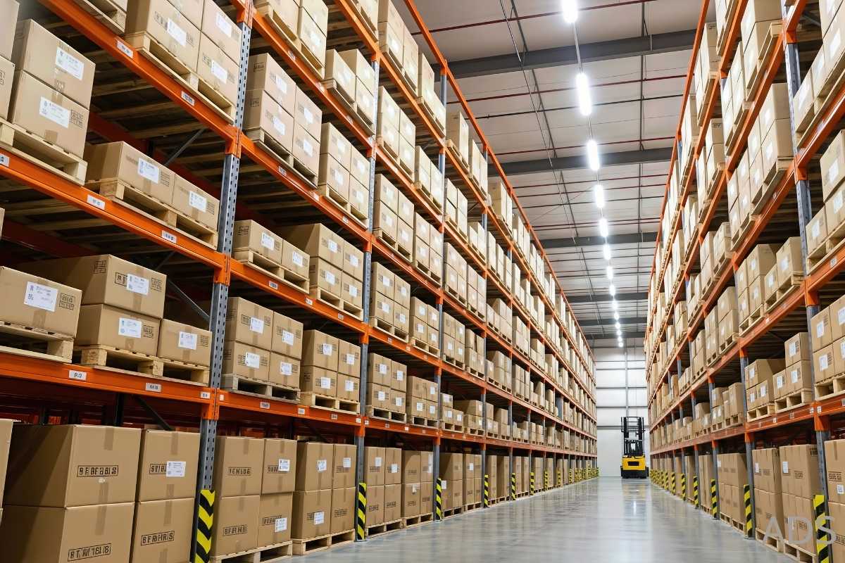 Protection des palettiers Protection des palettiers en entrepôts industriels